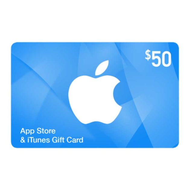 Apple Gift Card - Carte cadeau App Store et iTunes - $50