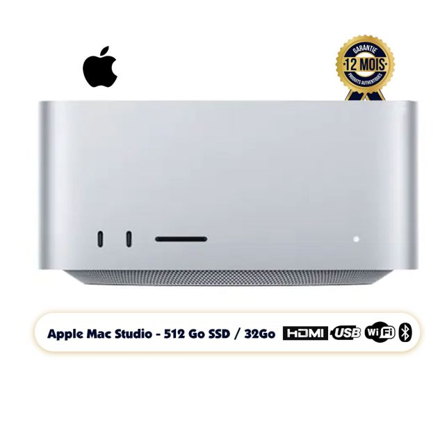 Apple Mac Studio - (LIVRAISON 7 a 20 JOURS) - 12 mois