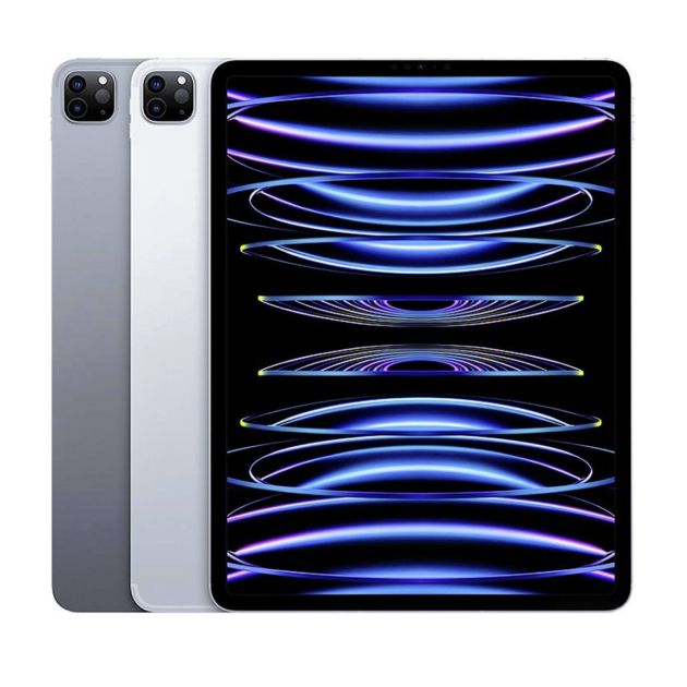 Apple ipad pro 2022 12.9'' wifi-cellular 6ieme génération - Nano Sim - 256Go/8Go - 12MP+10MP 4K/12MP - 10758mAh -Garantie : 12 mois