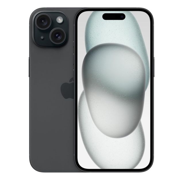 iPhone 15 - 256 Go/6Go RAM - 6,1" - Apple A16 Bionic  - Nano SIM physique et e-sim - 48 MP+12MP/12MP - 3349mAh - Garantie 12 mois