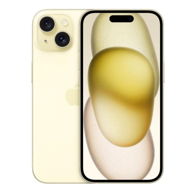 iPhone 15 - 512Go/6Go RAM - 6,1" - Apple A16 Bionic - Nano SIM physique et e-sim - 48 MP+12MP/12MP - 3349mAh - Garantie 12 mois 