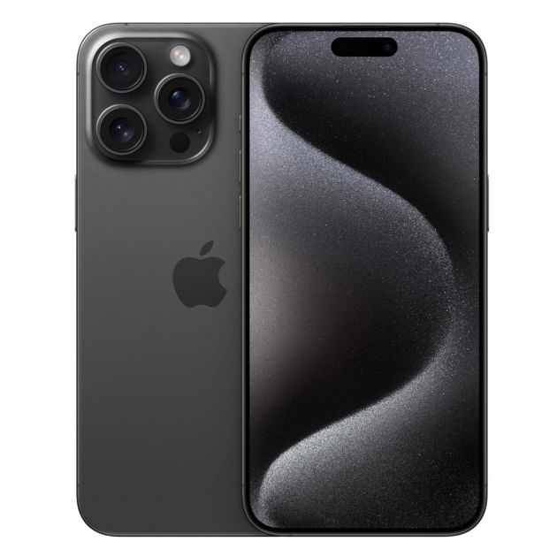 iPhone 15 Pro - 128 Go/8Go - 6,1" - Apple A17 Pro - Nano SIM physique et e-sim - 48 MP+12MP+12MP/12MP - 3274mAh - Garantie 12 mois 