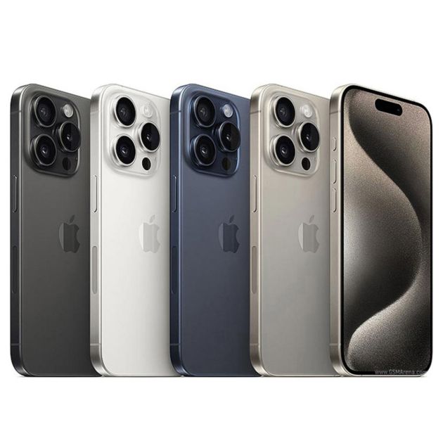 iPhone 15 Pro - 1To/8Go - 6,1" - Apple A17 Pro - Nano SIM physique et e-sim - 48 MP+12MP+12MP/12MP - 3274mAh - Garantie 12 mois 