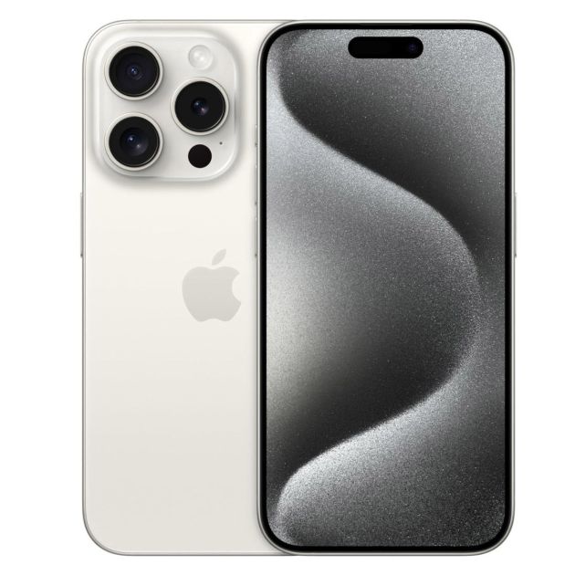 iPhone 15 Pro - 512 Go/8Go - 6,1" - Apple A17 Pro - Nano SIM physique et e-sim - 48 MP+12MP+12MP/12MP - 3274mAh - Garantie 12 mois 