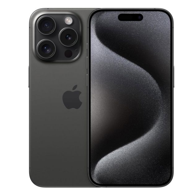 iPhone 15 Pro - 512 Go/8Go - 6,1" - Apple A17 Pro - Nano SIM physique et e-sim - 48 MP+12MP+12MP/12MP - 3274mAh - Garantie 12 mois 