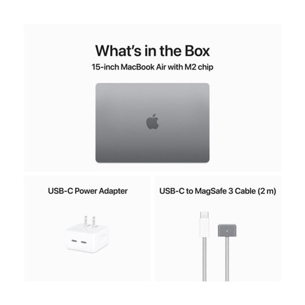 Apple MacBook Air 2023 - 512 Go SSD NVMe /16Go RAM - écran Liquid Retina 15.3" - Apple M2 - Wi-Fi 6 + Bluetooth 5.3 - Autonomie 18h -  macOS  - Qwerty Garantie 12 Mois ( Livré sous 3 semaines )