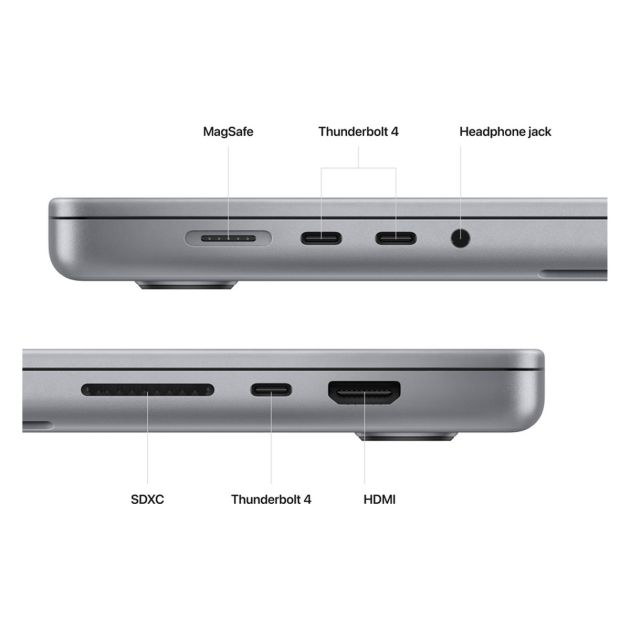 Apple MacBook Pro (2023) - 1 To SSD - 32 Go de RAM - écran Liquid Retina XDR 14 pouces - puce Apple M2 Max - CPU 12 cœurs - GPU 38 cœurs - Garantie 12 Mois ( Livré sous 2 semaines )