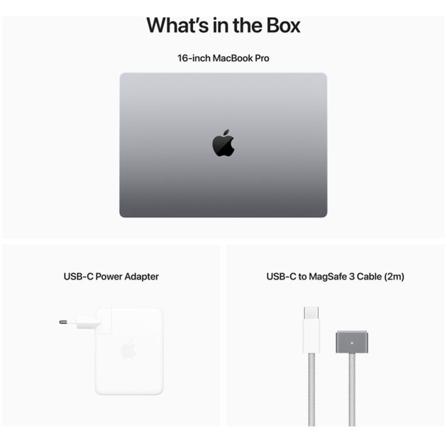 Apple MacBook Pro (2023)  - 512 Go SSD - 16 Go  RAM - écran Liquid Retina XDR 16 pouces - puce Apple M2 Pro - CPU 12 cœurs - GPU 19 cœurs - Garantie 12 Mois ( Livré sous 2 semaines )
