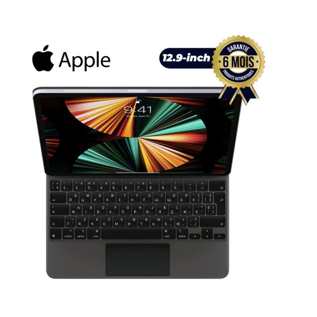 Apple Magic Keyboard iPad Pro 12.9" (5e, 4e et 3e génération) - Étui-clavier - Anglais US - Livraison entre 5 et 10 jours - 6 Mois