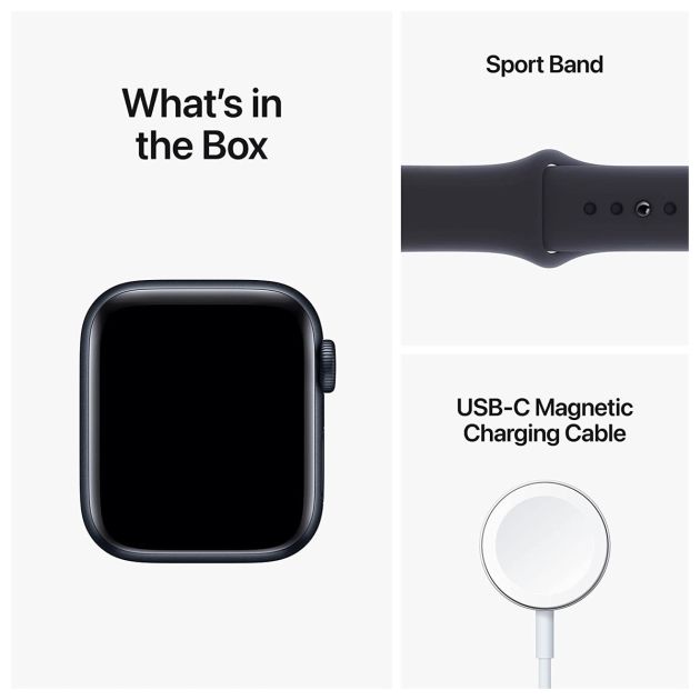 Apple Watch SE (2e génération) [GPS 40 mm] Montre intelligente avec boîtier en aluminium et bracelet sport Starlight - S/M.