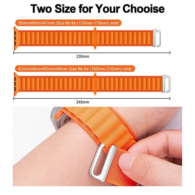 Bracelet de rechange en tissu pour Apple Watch ultra / Apple watch ultra 2 - 49mm
