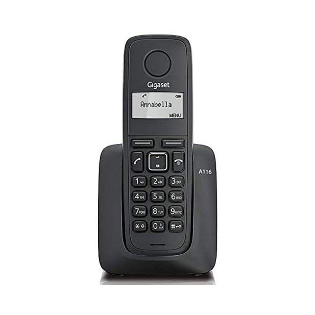 Gigaset A116 - Téléphone sans fil  avec identification de l'appelant - 6 mois