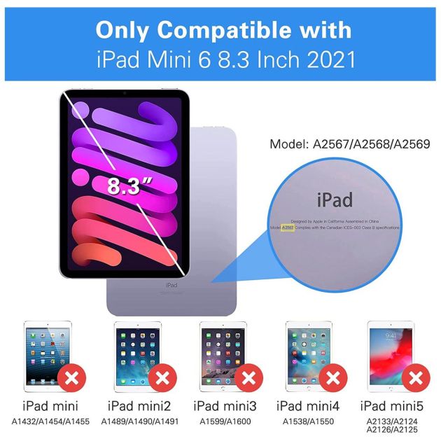 Glass de protection pour Ipad mini 6 ( 2021 )