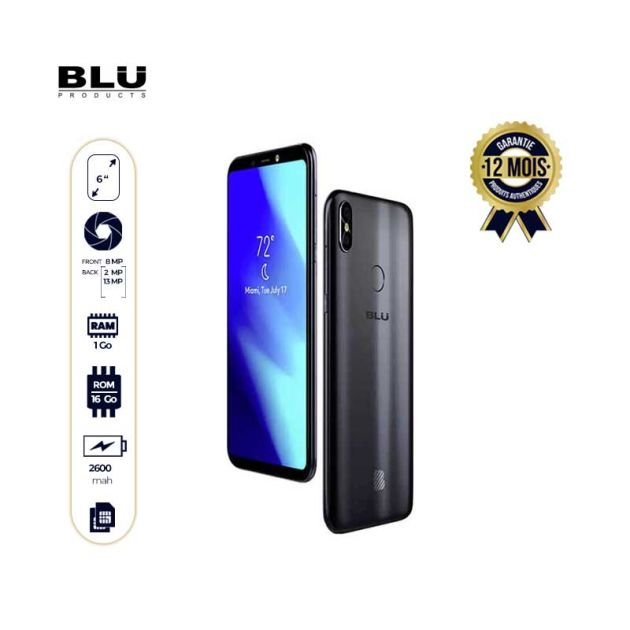 BLU STUDIO MEGA 2018 - Smartphone - 16GB/1GB - 6pouce- 13MP/8MP  - 2600mah