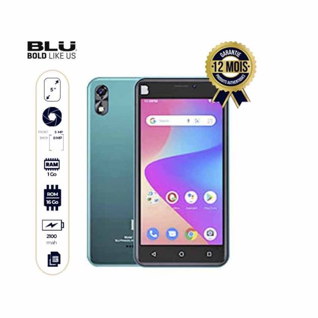 BLU X10 - Smartphones - 5" - 16GB/1GB - 8MP/5MP - 2100 mAh
