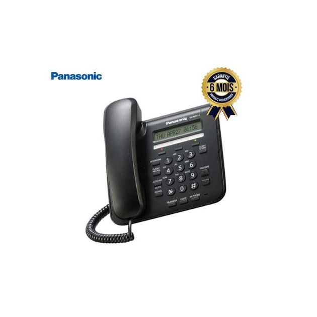 Téléphone propriétaire IP Panasonic - KX-NT511 Avec Haut-parleur duplex intégral