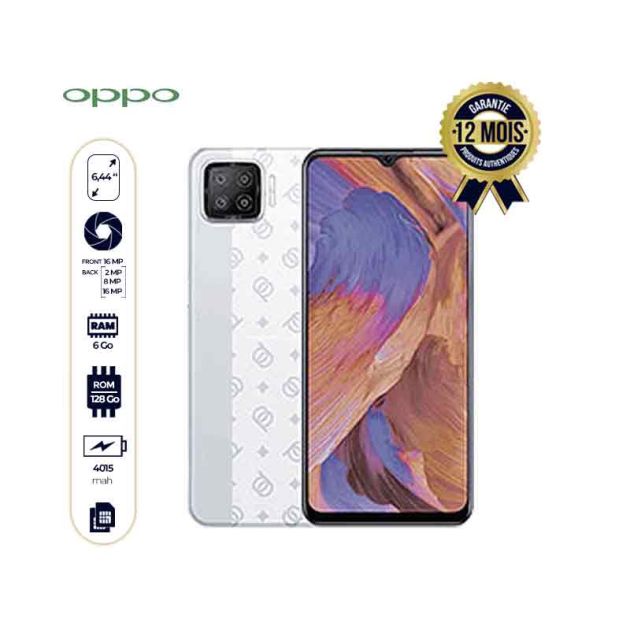 smartphone oppo A73 - 6,44" - 128Go/6Go - 16MP+8MP+2MP+2MP/16MP - 4015mah - 12 mois garantie