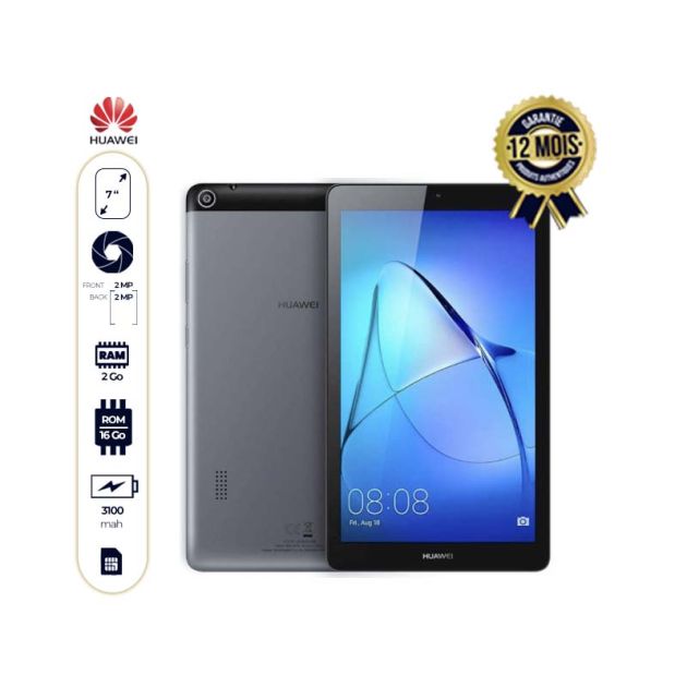 HUAWEI MEDIAPAD T3 - 8pouces - 32Go/2Go RAM – Gris