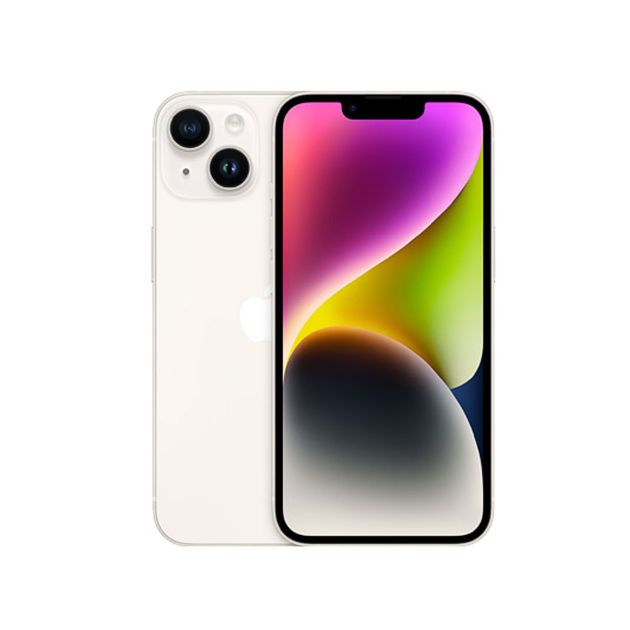 Iphone 14 - 6.1" - 512 Go/4Go - 12MP/12MP - 1 Nano sim physique  et 1 e-sim - A15 Bionic chip - 4325mAh - 12 mois