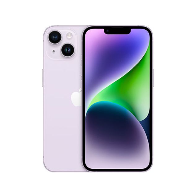 Iphone 14 - 6.1" - 256Go/4Go - 12MP/12MP - 1 Nano sim physique  et 1 e-sim - A15 Bionic chip - 4325mAh - 12 mois