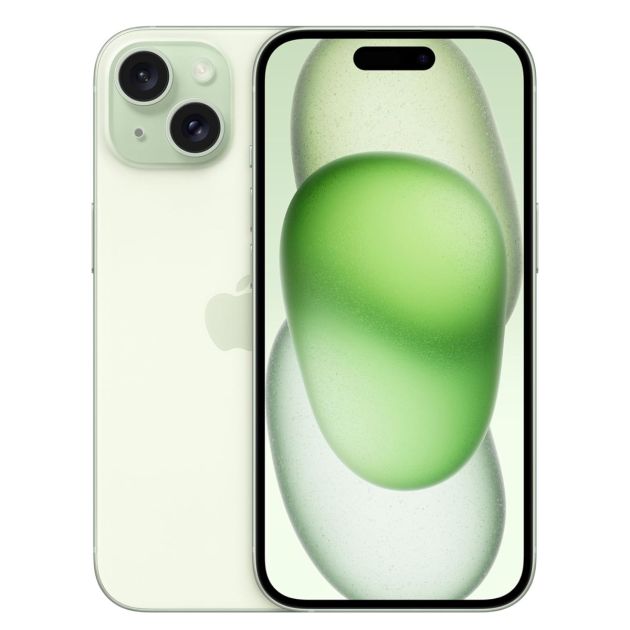 iPhone 15 - 128 Go/6Go RAM - 6,1" - Apple A16 Bionic  - Nano SIM physique et e-sim - 48 MP+12MP/12MP - 3349mAh - Garantie 12 mois 