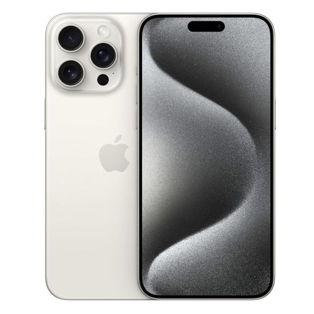 iPhone 15 Pro Max - 1To/8Go - 6,7" - Apple A17 Pro - Nano SIM physique et e-sim - 48 MP+12MP+12MP/12MP - 4422mAh - Version internationale - Garantie 12 mois 