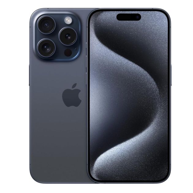 iPhone 15 Pro - 512 Go/8Go - 6,1" - Apple A17 Pro - 2 Nano SIM physique - 48 MP+12MP+12MP/12MP - 3274mAh - Garantie 12 mois