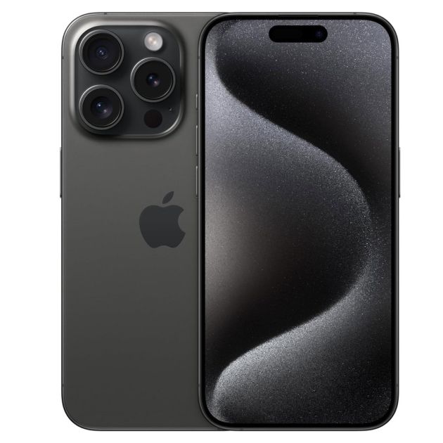 iPhone 15 Pro - 512 Go/8Go - 6,1" - Apple A17 Pro - 2 Nano SIM physique - 48 MP+12MP+12MP/12MP - 3274mAh - Garantie 12 mois