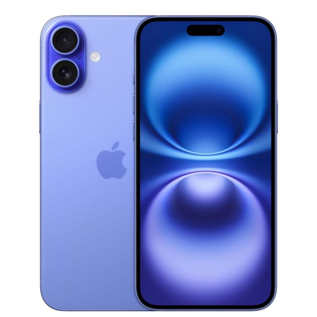 iPhone 16 Plus - 128 Go - 8Go RAM - 6,7" - Apple A18 - 1 Nano SIM physique et 1 e-SIM - 48MP+12MP /12MP - 4674 mAh - Garantie 12 mois