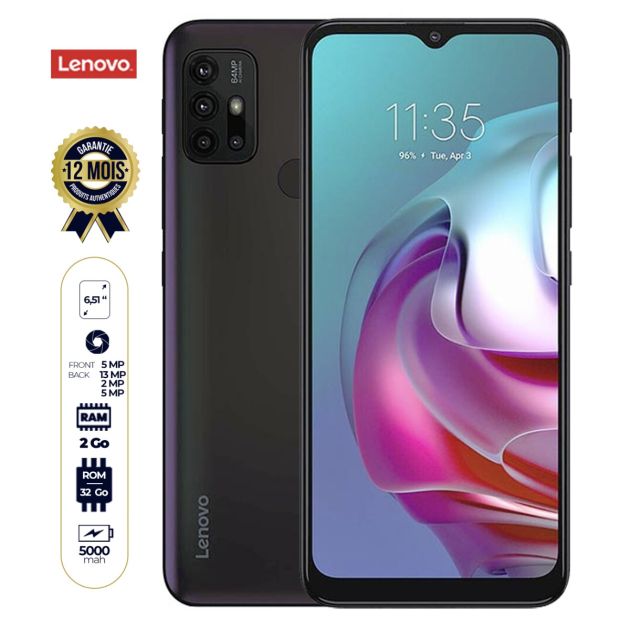 Lenovo K13 Pro - 32Go/2Go - 13MP+2MP/5MP - 6.51" - 5000mAh - 12 mois de Garantie