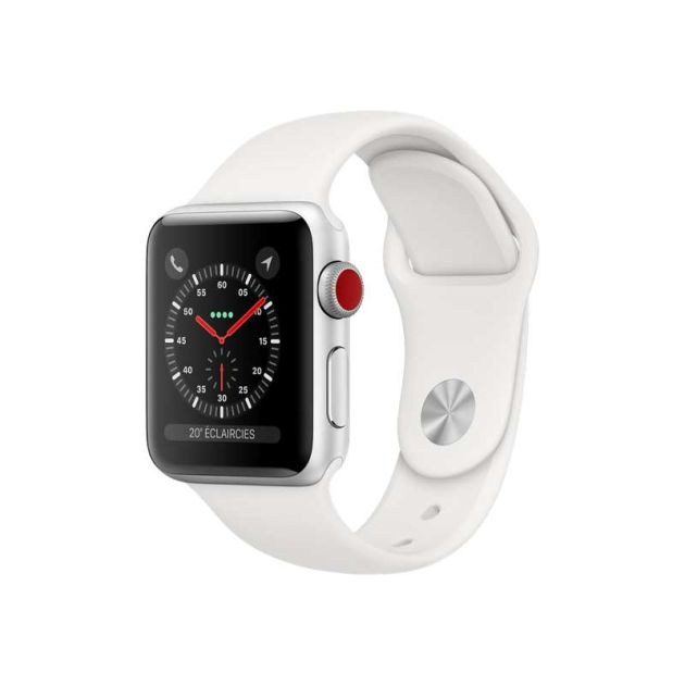 Montre intelligente GPS APPLE de 40 mm - Série 5 -Bracelet sport blanc