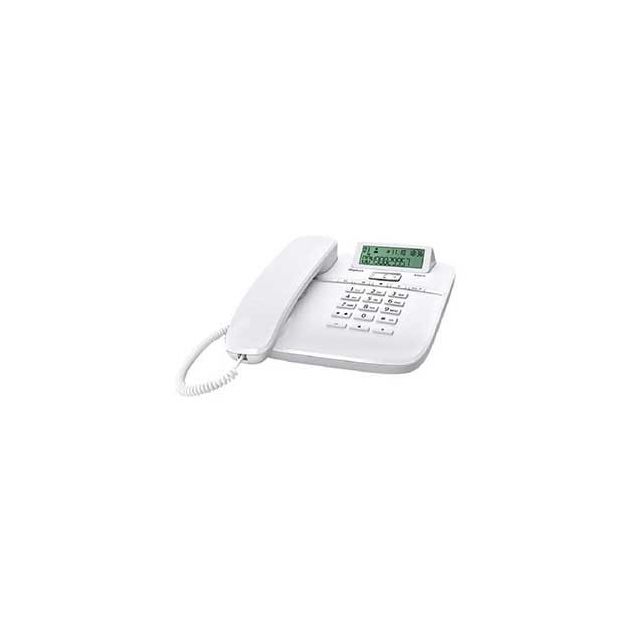 Gigaset DA610 - Téléphone Fixe Filaire – 12 Mois – Blanc