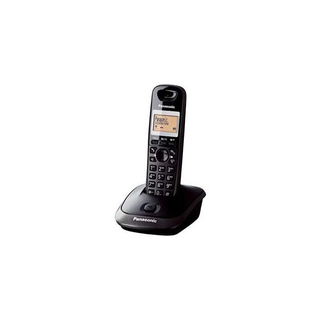 Panasonic  KX-TG2511FX Téléphone Bureau Numérique Sans Fil –  3 Mois – Noir