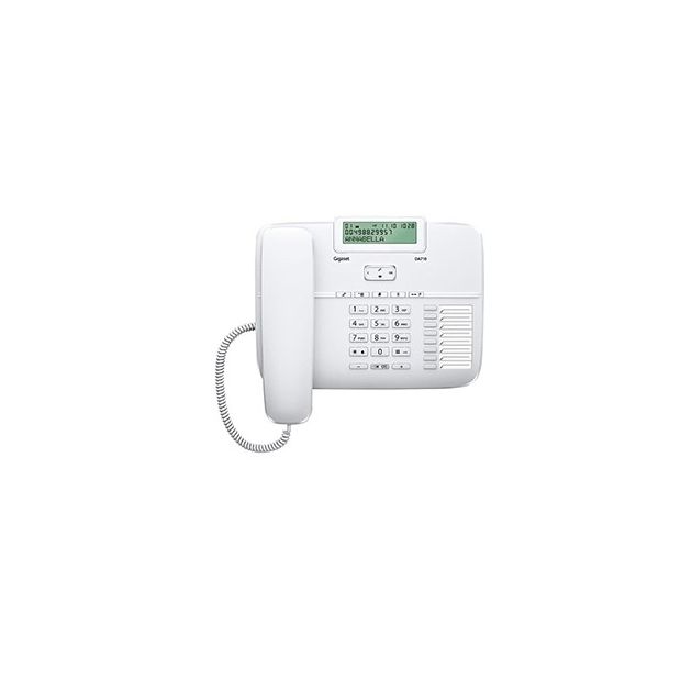 Gigaset DA710 -  Téléphone Filaire  Professionnel Avec écran et prise casque – 3 Mois