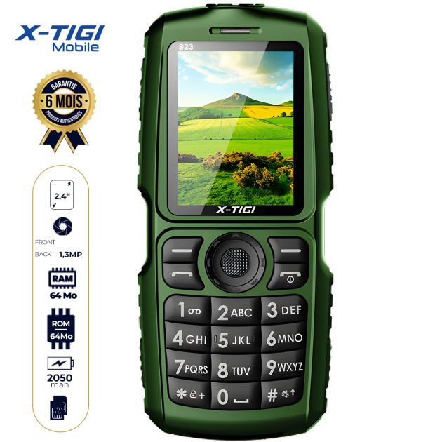 Téléphone portable X-TIGI - S23 Mini - 2050mAh - Garantie 6 Mois