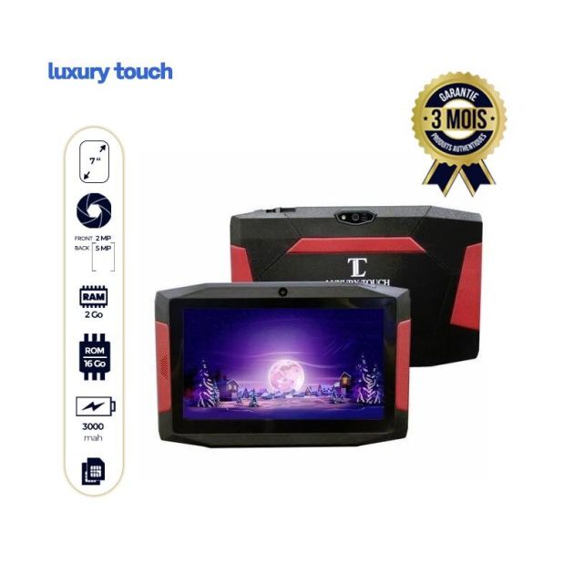 Tablette Luxury Touch W1 - 2GB Ram /16GB Rom - 7 Pouces - Multicolor