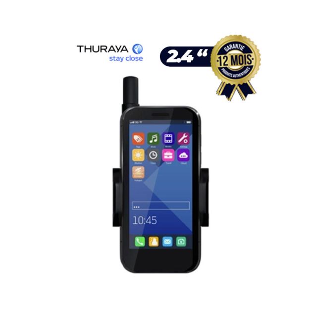 Thuraya SatSleeve Plus ( Satellite Phone 2SIM ) – 12Mois - Noir