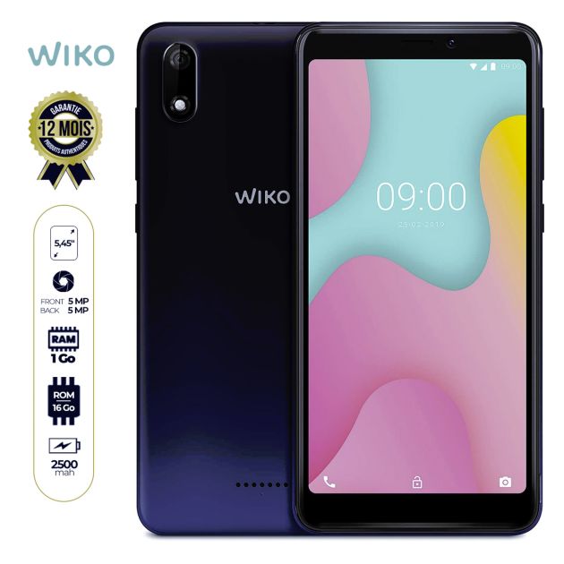 WIKO Y60 - Dual Sim - ( Précommande ) - 5.45" - 16Go/1Go Ram - 5MP/5MP - 2500mAh - 12 Mois