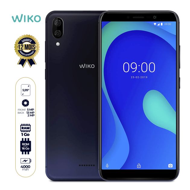 Wiko Y80 -K560 (précommande) - 5.99" - 16Go/2Go - 2 Sim - 13MP+2MP/5MP - 4000mAh - 12 Mois Garantie