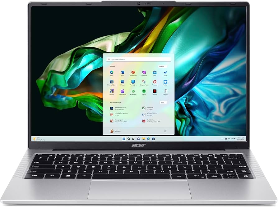 Acer Aspire Lite14 – Intel Core i3 -13e génération- 8Go RAM – 256 Go disque dur – Ecran 14 pouces