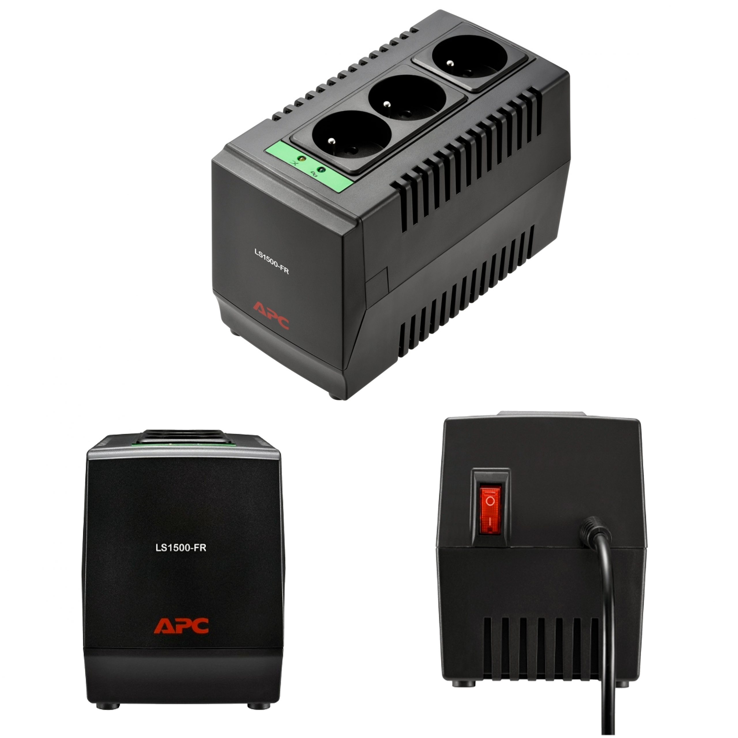 Regulateur de tension APC Line-R 1500VA Automatic Voltage 3 OUTLETS, 230V French[LS1500-FR]