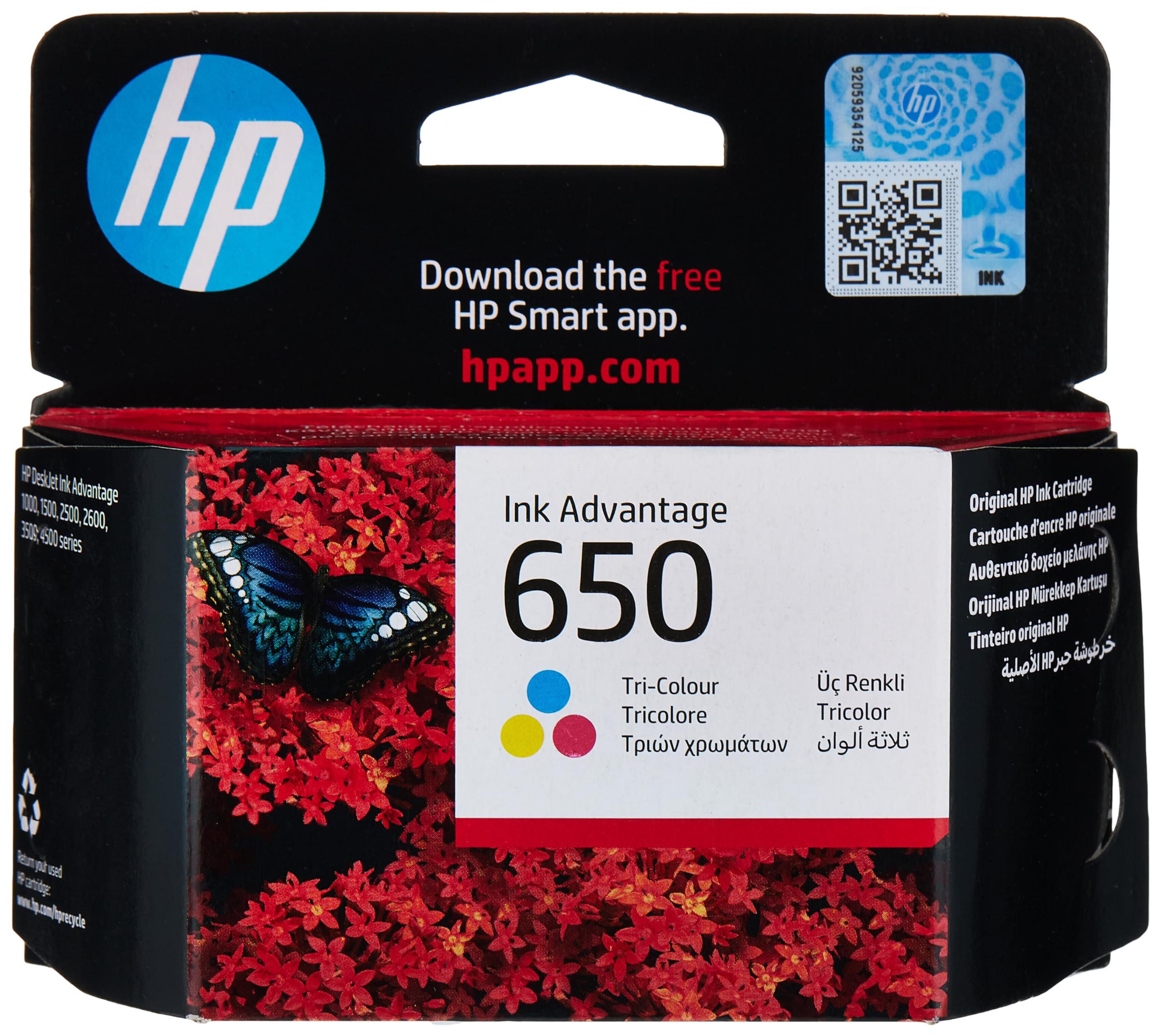 Cartouche d’encre HP 650 Couleurs Original